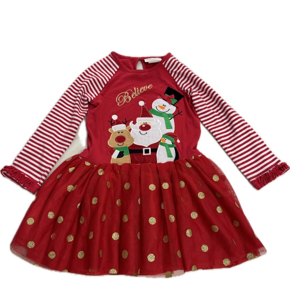 Emily Rose (Believe) Girls Red Dress Size 6